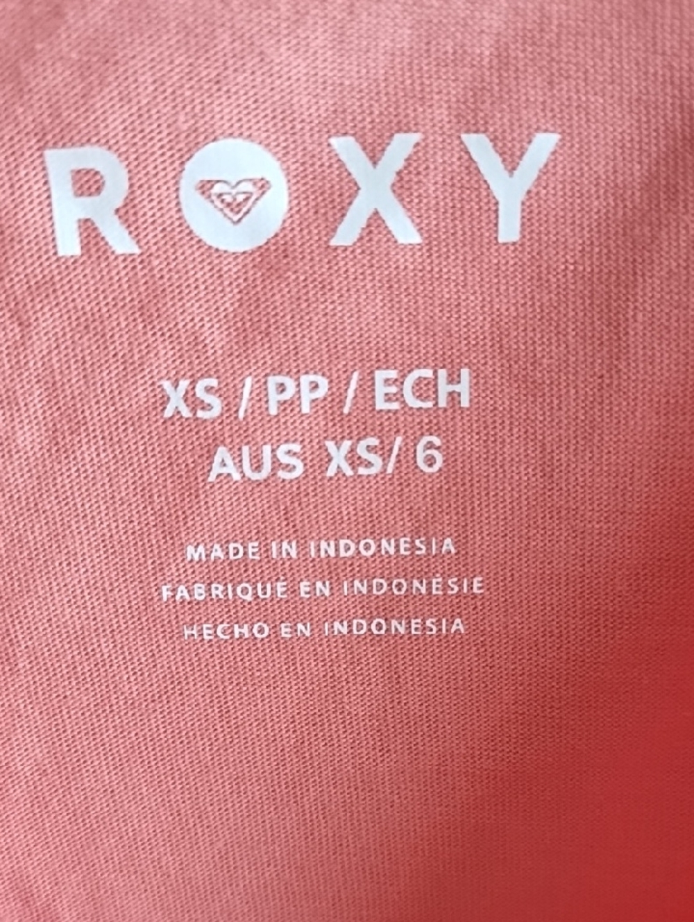 Roxy Bali Graphic Tee - Coral Pink - Picture 4 of 5